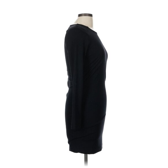 Bebe Black Long Sleeve Bodycon Mini Dress – Size M - Picture 5 of 6